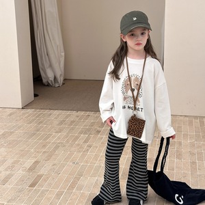 秋ワンちゃんバンダナプリント長袖