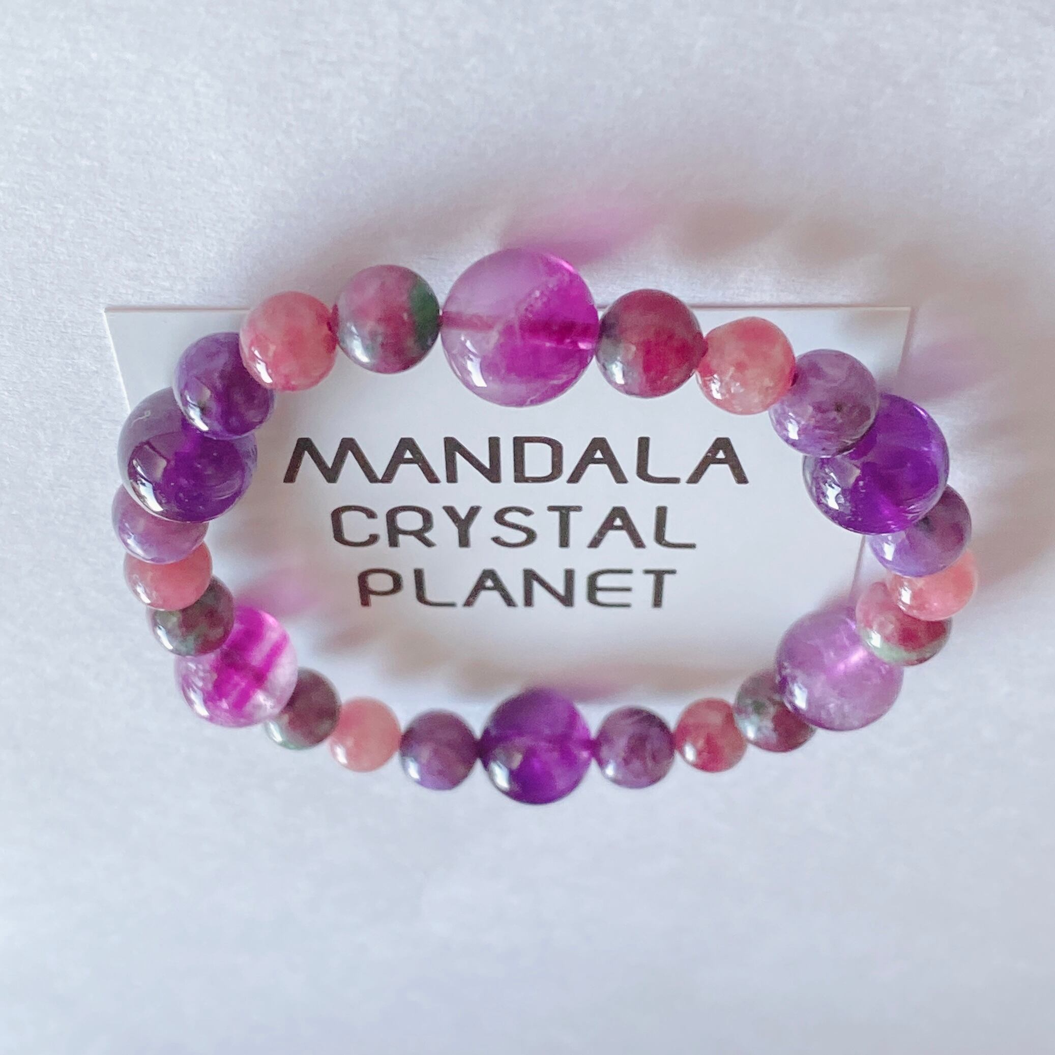 Crown(第7チャクラ)ブレスレット17cm