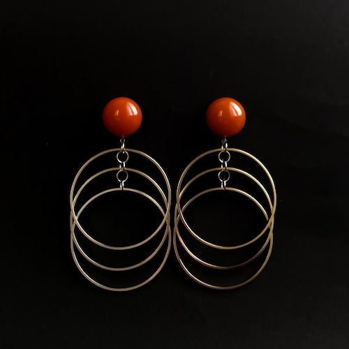 E-38pierce/earring(orange)