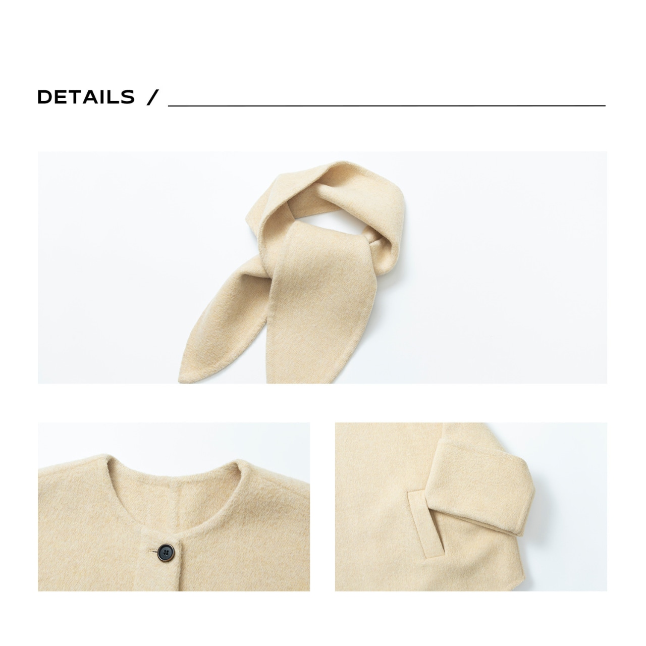 Soft Volume Wool Coat T3830