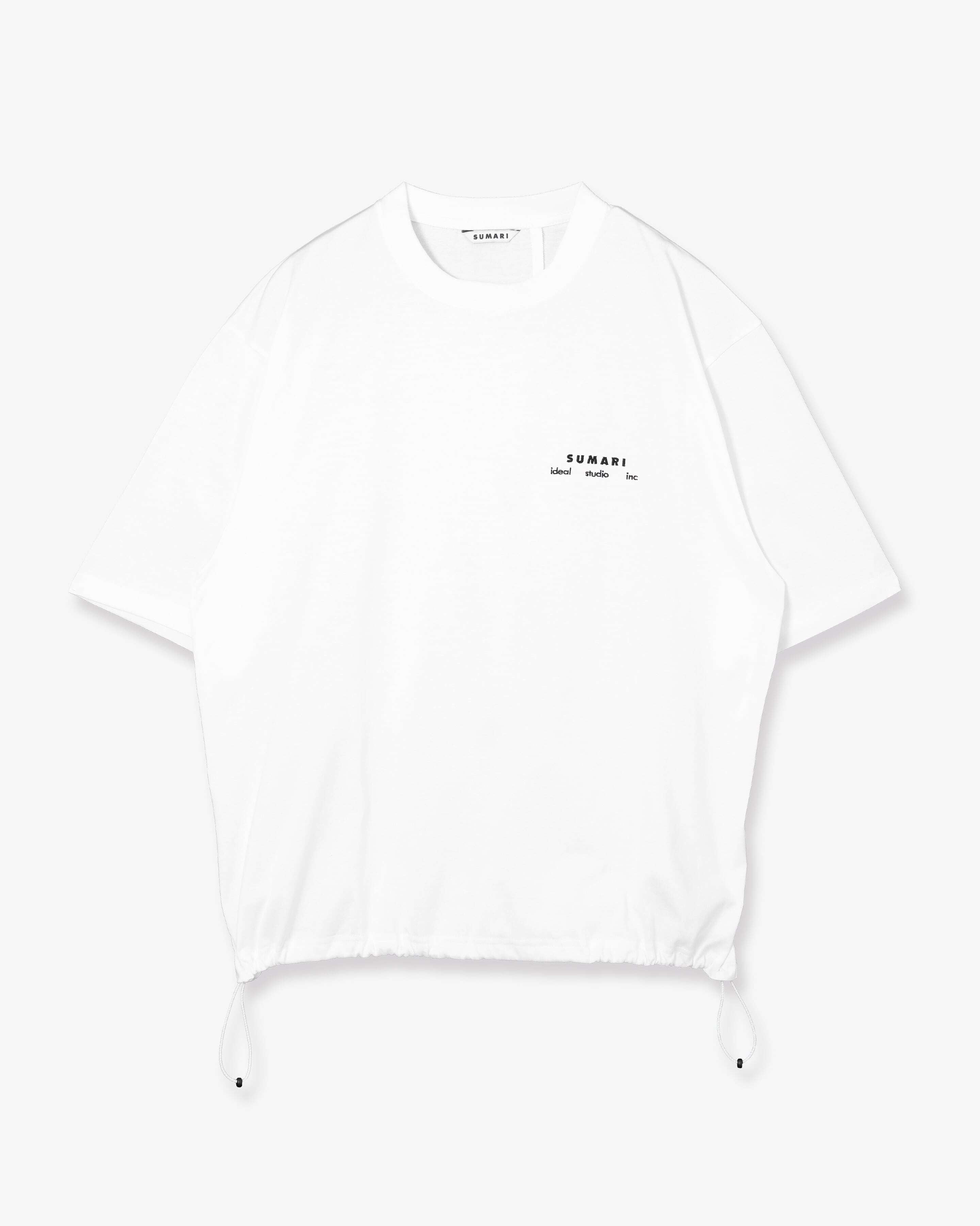 トップス SUMARI HEMCODE SIGNATURE T-SHIRT (WHITE) SUMARI HEMCODE SIGNATURE T-SHIRT WHITE | nua