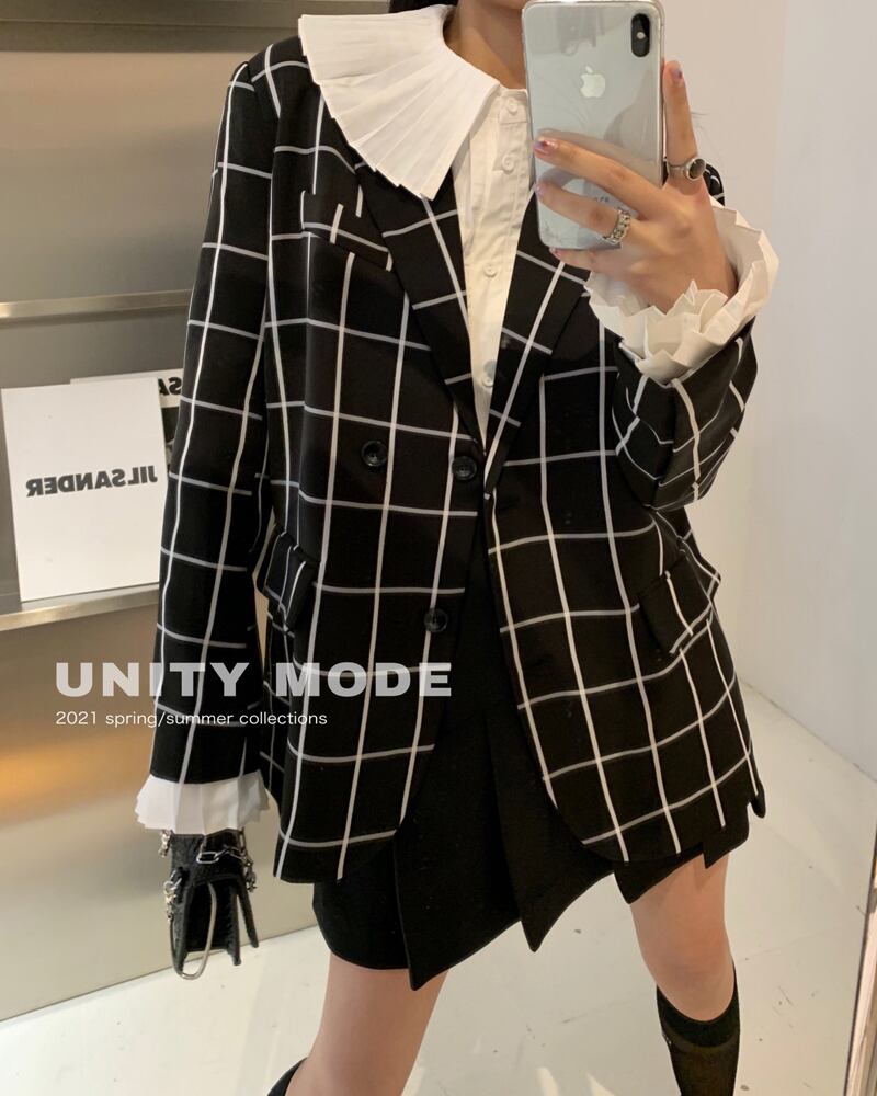 スタンダードジャケット ルーズ長袖スリーブスプリングトップス ロング レッド レトロ 春物 ビッグFスモールZ韓国7496628778