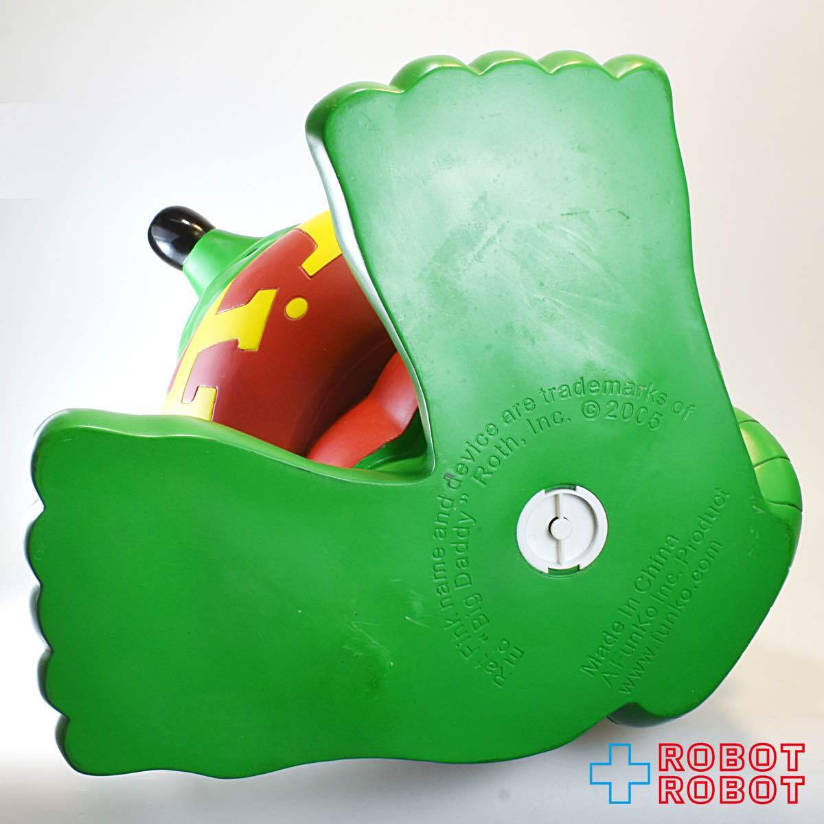 ラットフィンク ソフビ ビッグ貯金箱フィギュア グリーン スタチュー