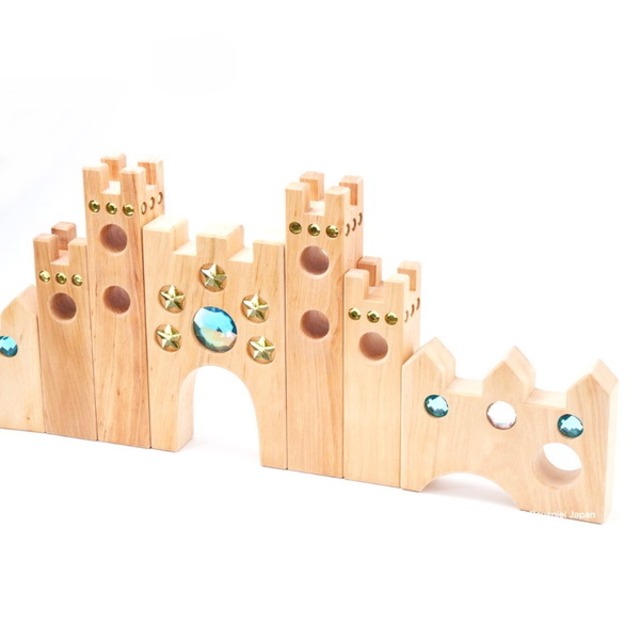 バウシュピール　フェアリーテールキャッスル　10ピース　3歳〜　積み木　ドイツ