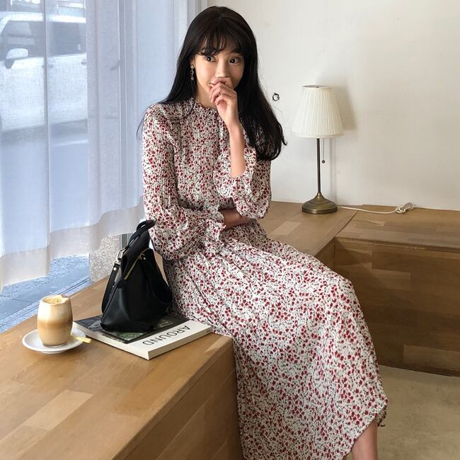 花柄ワンピース レディース 小花柄 ワンピース コーデ 春 19 小花 大人 可愛い 長袖 膝下 ミモレ丈 ハイネック きれいめ 清楚 1491 Sayurio レディースアパレル ファッション プチプラ アラサー アラフォー 花柄ワンピース レディース 小花柄 ワンピース コーデ 春 19 小花 大人 可愛い 長袖 膝下 ミモレ丈 ハイネック きれいめ 清楚 1491 Sayurio レディースアパレル ファッション プチプラ アラサー アラフォー