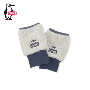 CHUMS チャムス Bonding Fleece Cuff Gaiter ボンディングフリースカフゲイター CH09-1337 手袋 フィンガーレスグローブ 防風 スマホ対応 メンズ レディース 秋冬 プレゼント LtGray/Indigo(G097)