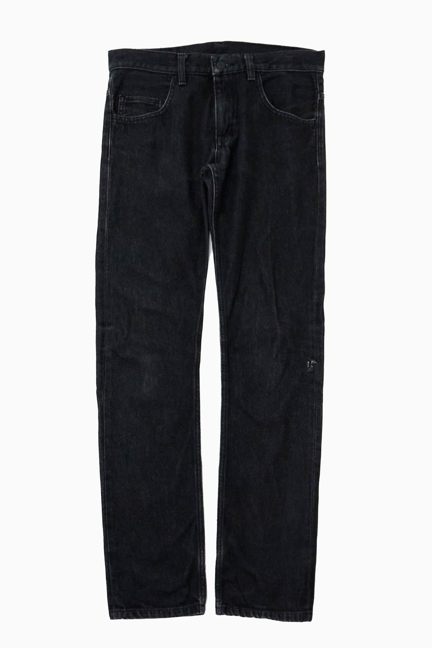 LAD MUSICIAN BLACK NARROW DENIM PANTS