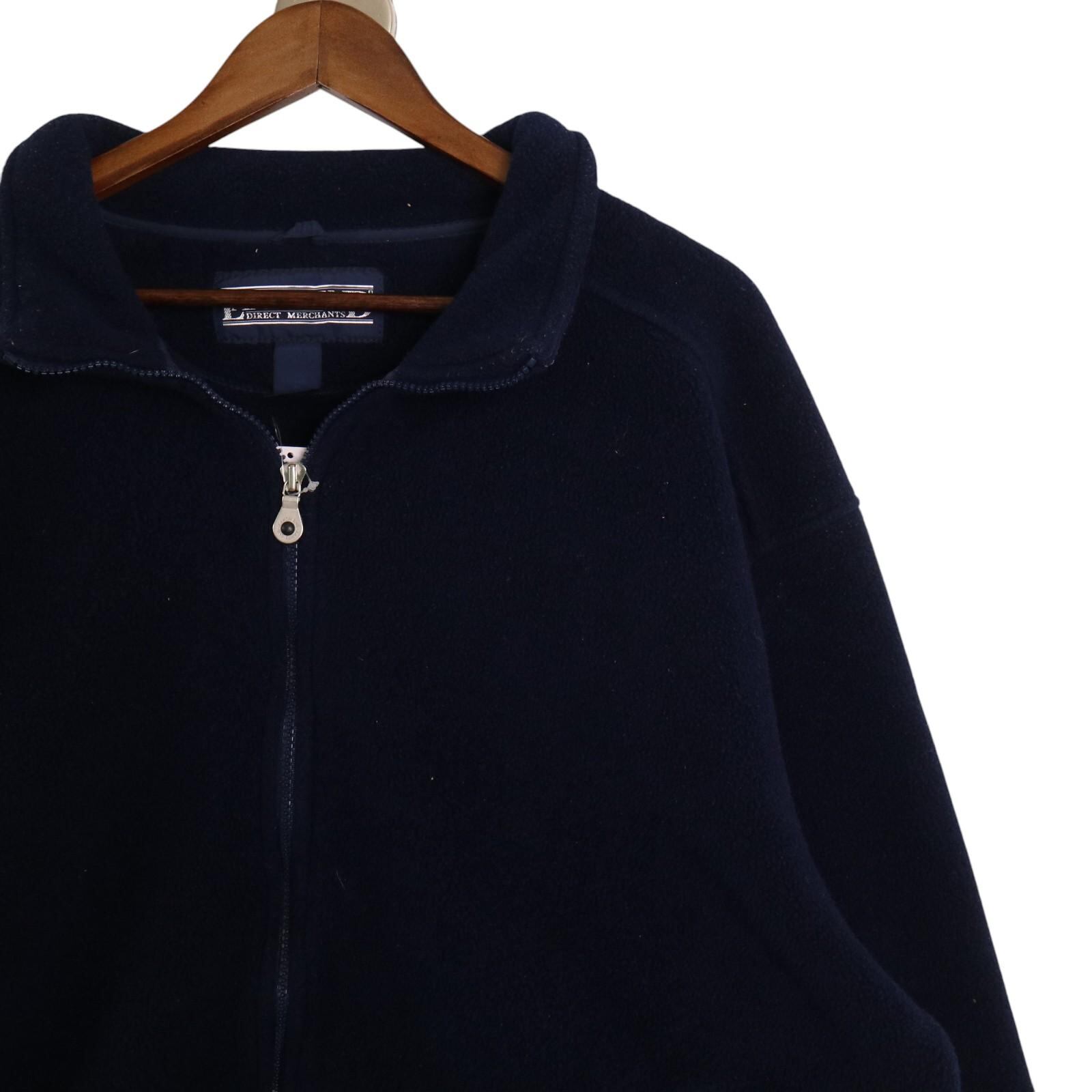 ⊕LANDS' END FLEECE JACKET NAVY | safarionline