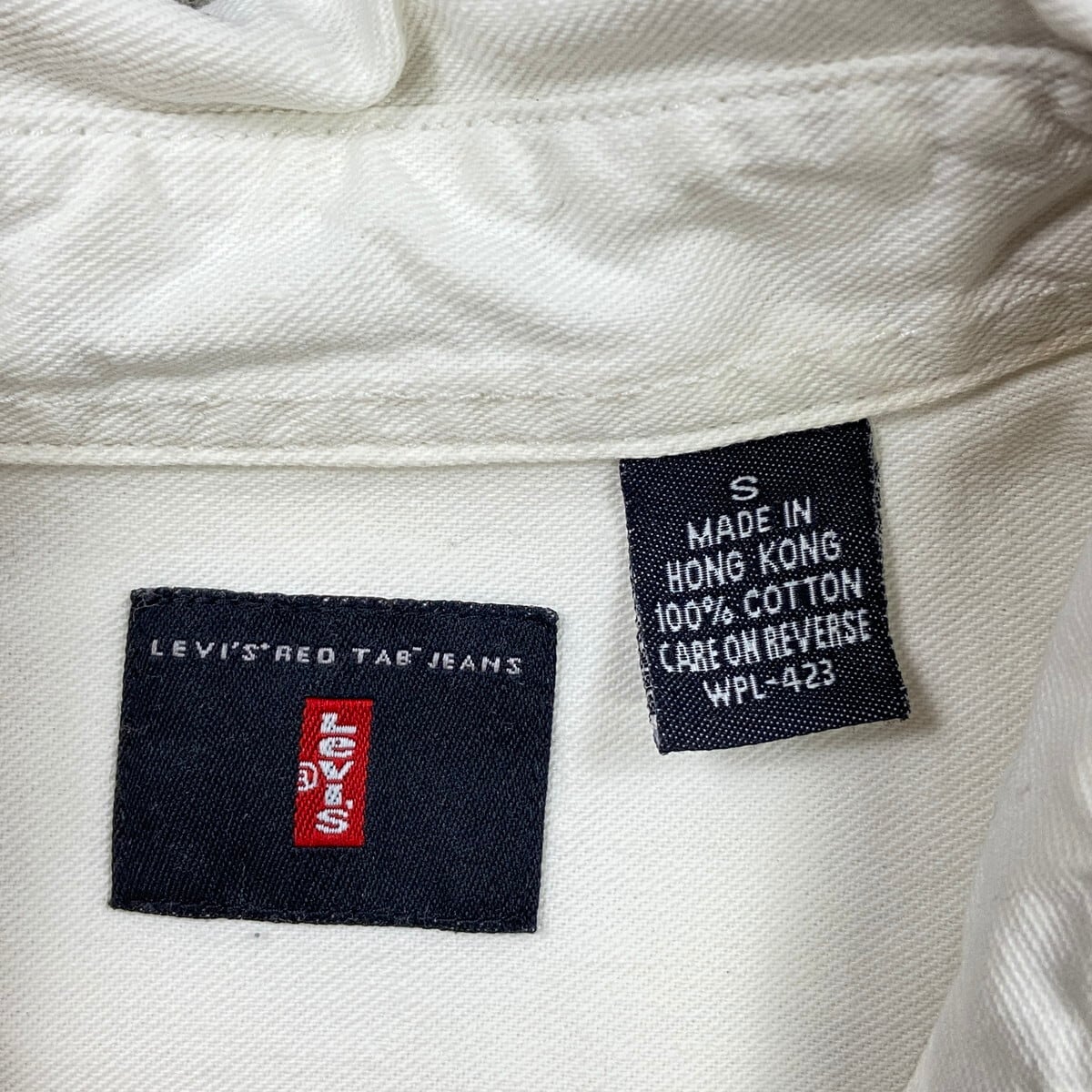 90~00年代 Levi's リーバイス ホワイトデニムシャツ メンズL~XL相当