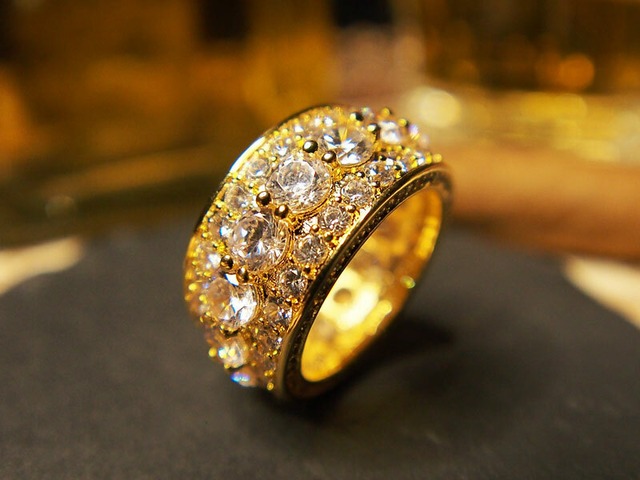 ROYAL 360 ETERNITY BAND GOLD CZ RING