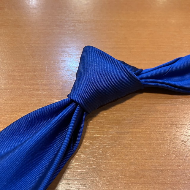 ATTO VANNUCCI SILK SETTEPIEGE TIE BLUE