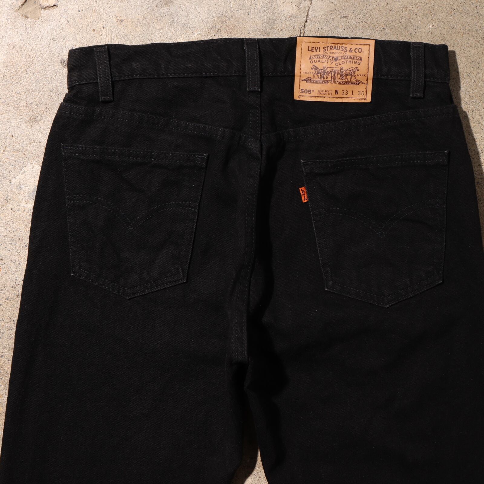 90s リーバイス 501 後染め 初々し サルファブラック USA製 硫化染め W31 