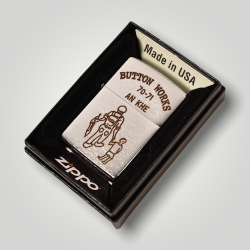 【ベトナム Zippo 03】 Made in USA Button Works ボタンワークス