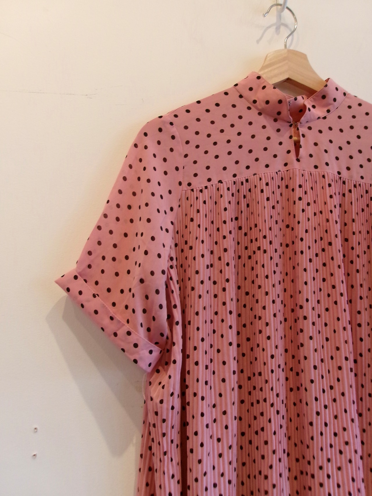 Dots pattern pleated Dress