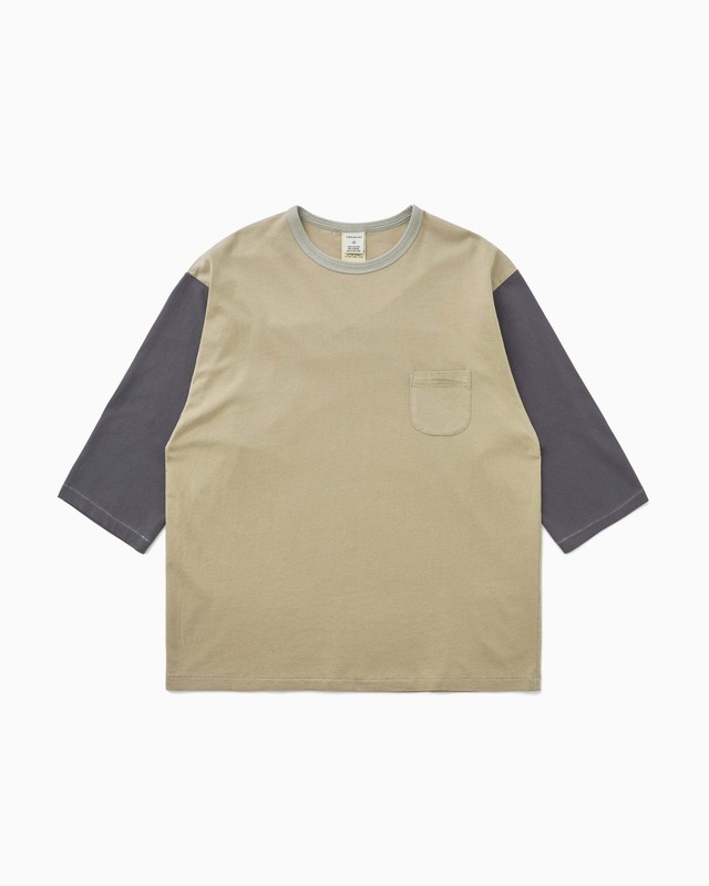 [Khakis] Faded Club Tee Beige 正規品 韓国ブランド 韓国ファッション 韓国代行 カーキス 日本 店舗 (Khakis)