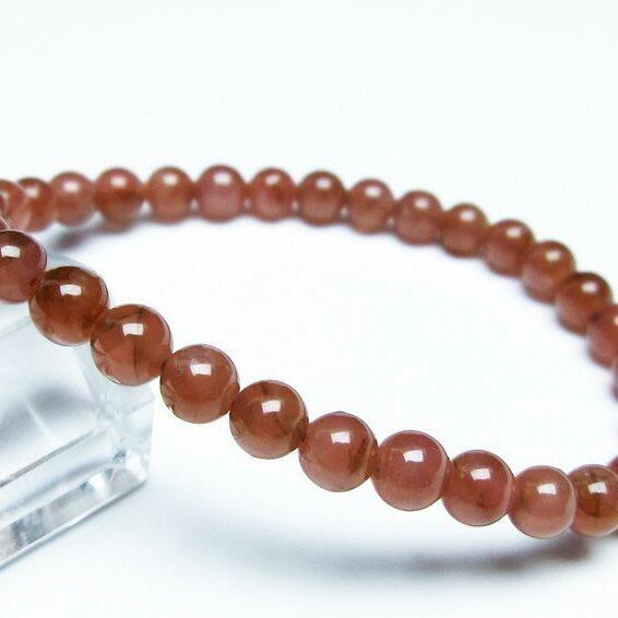 インカローズ ブレスレット 6mm 一点物 メール便送料無料 [M便 1/10] 111-27437