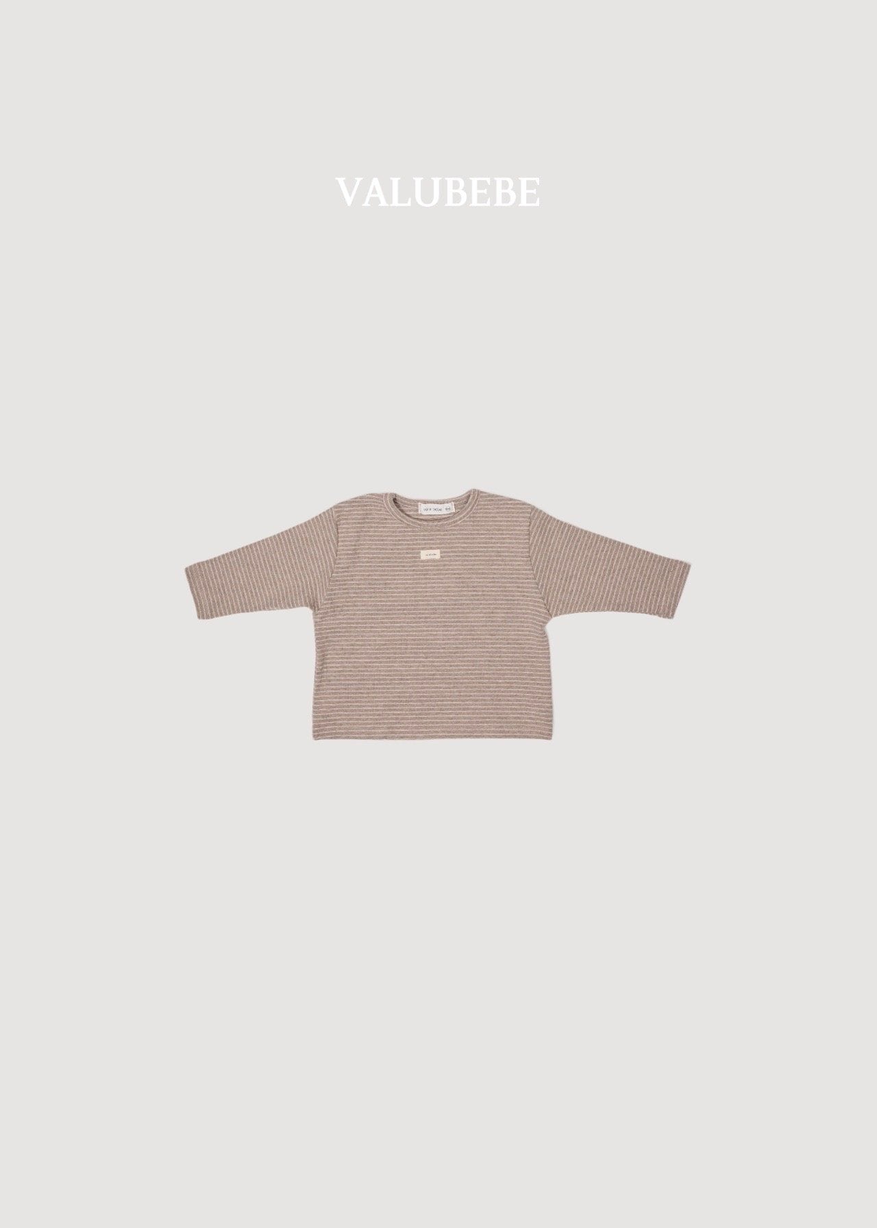 送料無料【予約】/ ウエハースストライプTシャツ/ valubebe