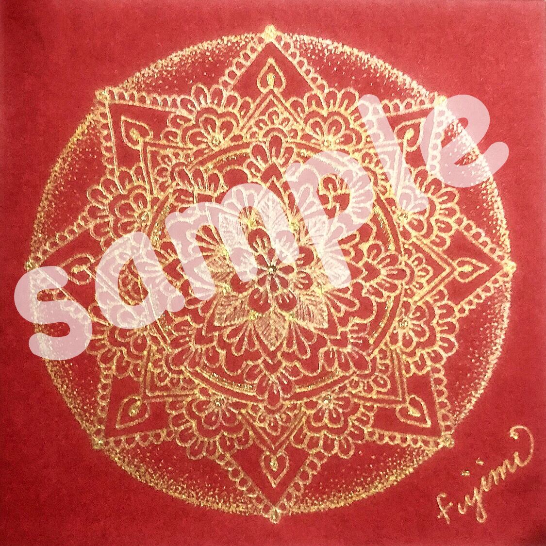 宇宙曼荼羅アート（オリジナル）6㎝×6㎝ | 今と宇宙をつなぐ∞fujimi