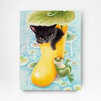 アートパネル - 雨あがりの友達 -