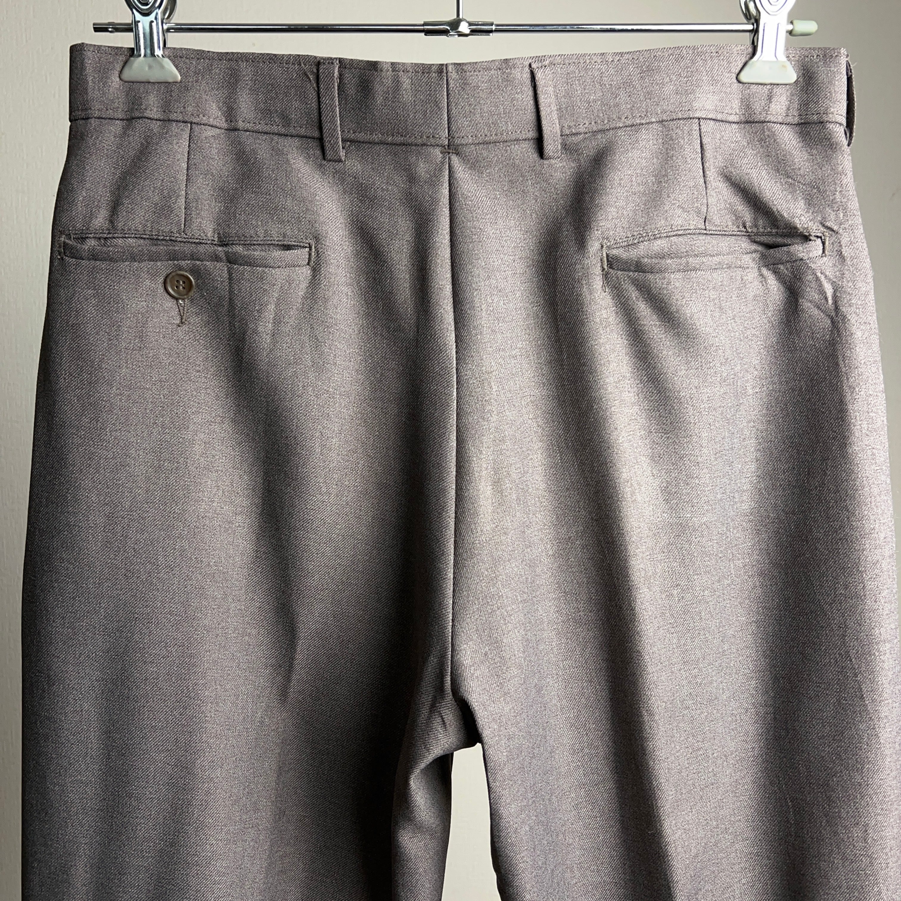 90's LEVI’S ACTION SLACKS Slacks Gray W34 L32 90年代 リーバイス アクションスラックス チャコール  グレー【1000A1165】