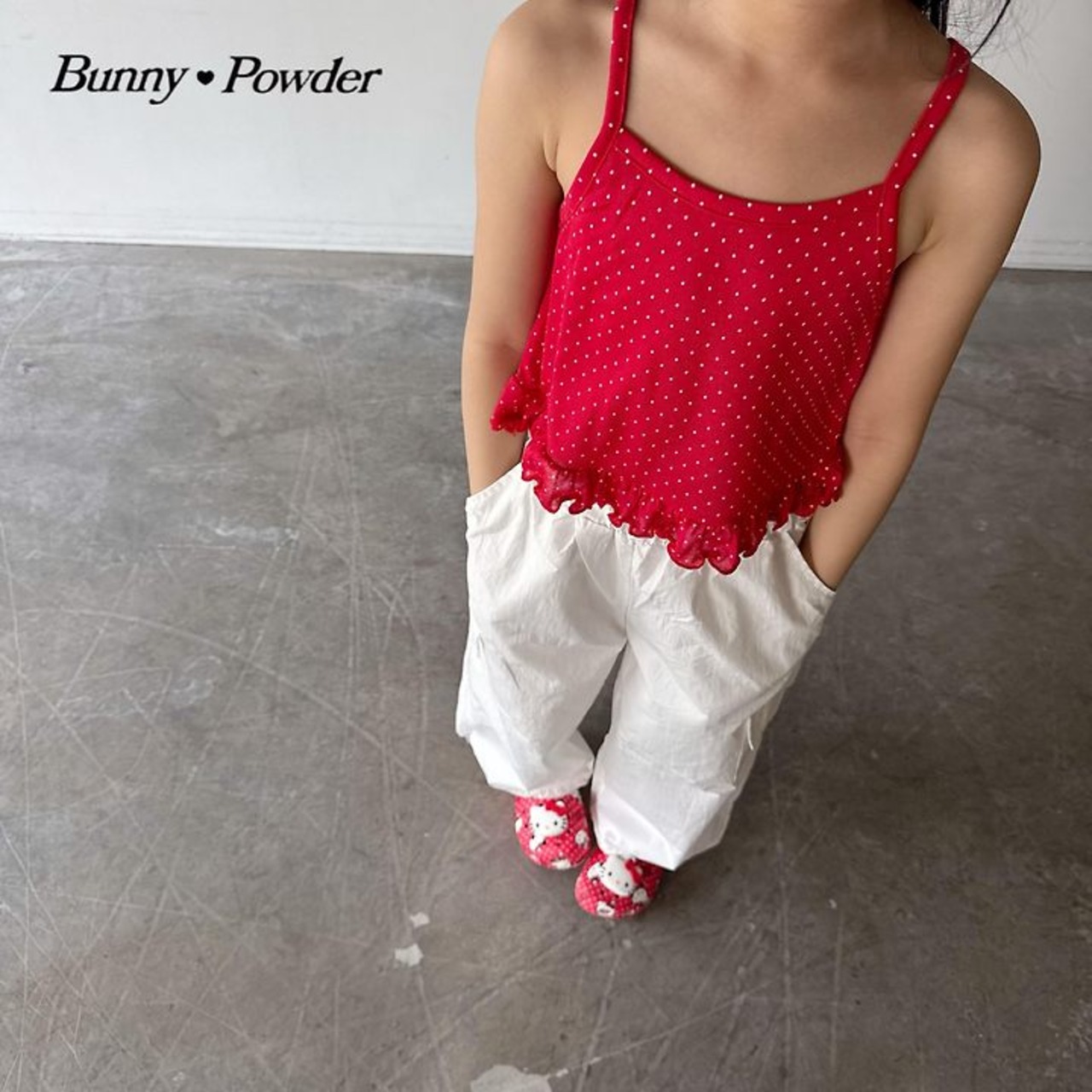 [Bunny Powder] (Planning) Kkaettaeng Sleeveless Set-up / [버니파우더] 기획)깨땡나시세트