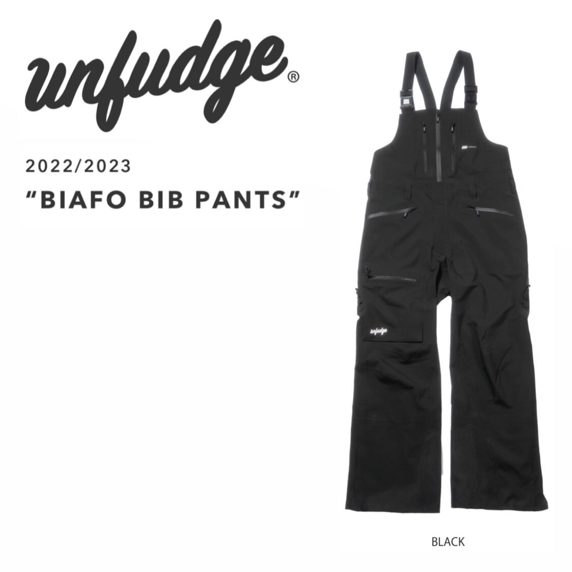 22-23 UNFUDGE BIAFO BIB PANTS スノーボード ウェア