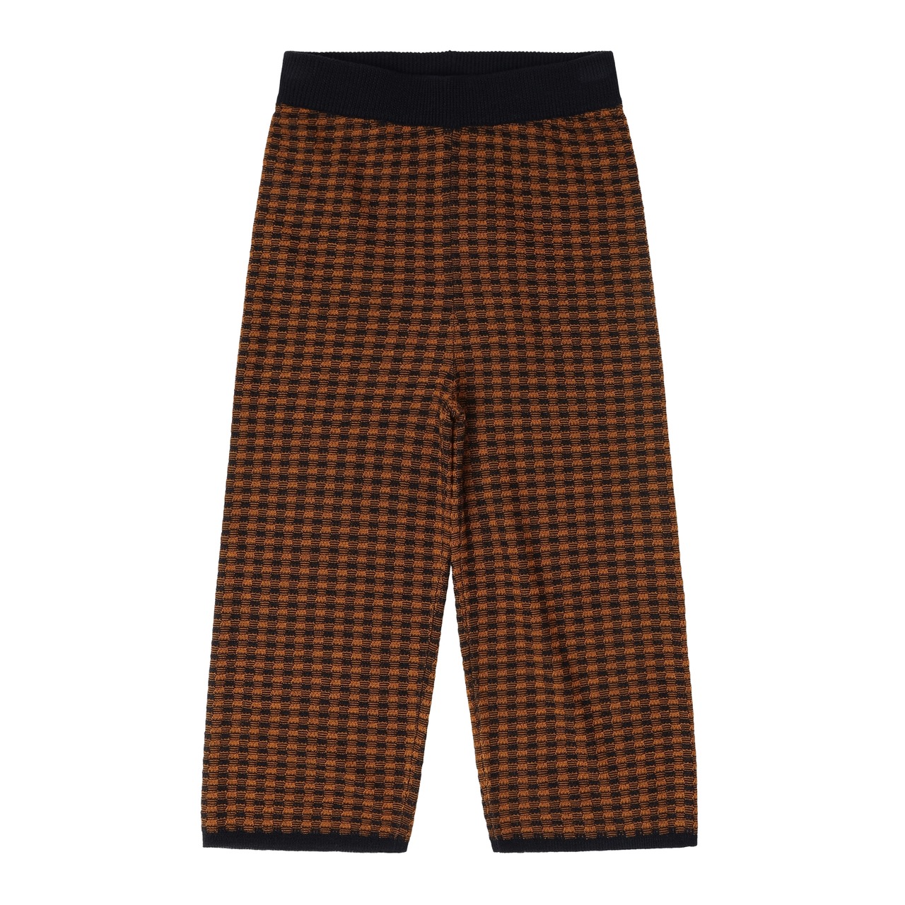 《即納》LAST1 FUB / Checked Pants - dark navy/burnt amber