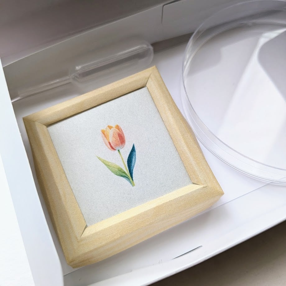 溶けるアクセサリー/額縁/チューリップ/モアサナイト/ネックレス | Kino.Q