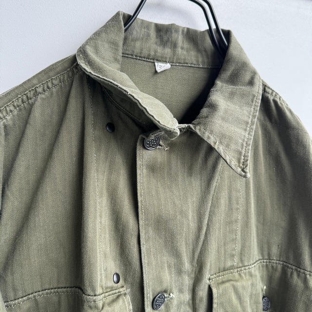 US Army M-43 HBT シャツジャケット 40s 画像3