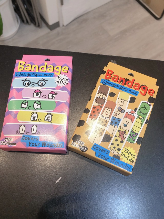 カラフル絆創膏