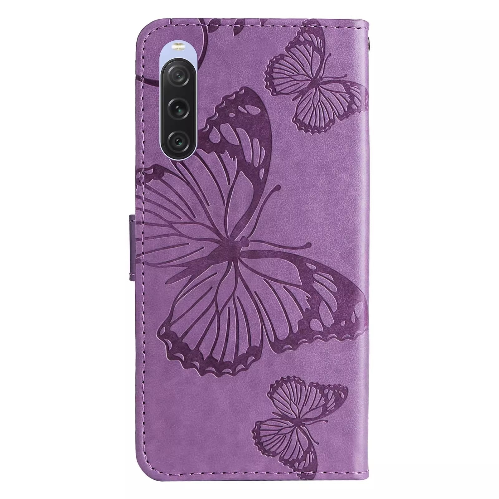 Sony Xperia 10 IV ケース かわいい蝶 手帳型 SO-52C SOG07