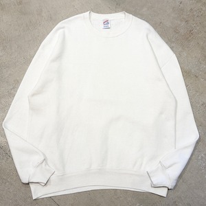 1990s JERZEES SWEAT SHIRT WHITE USA