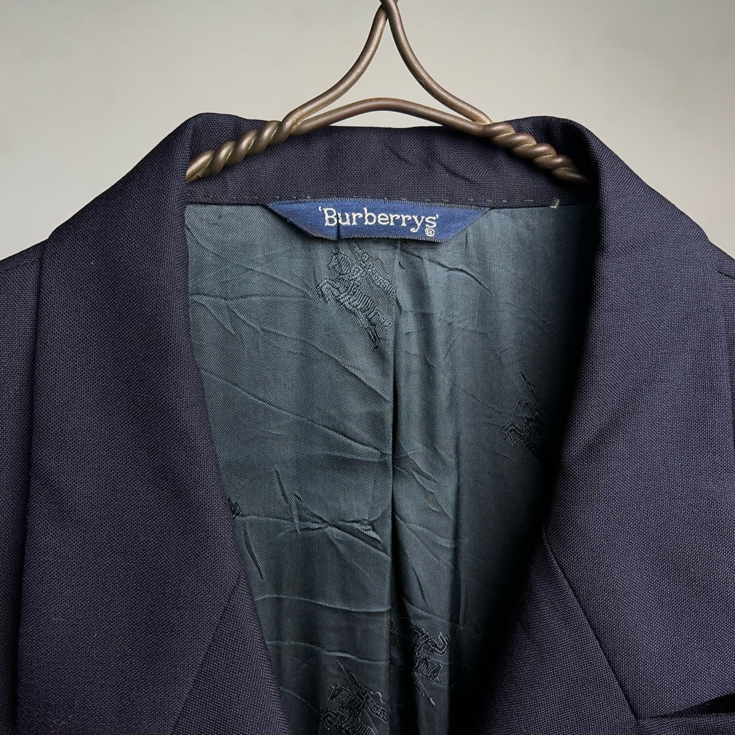 90's 'Burberrys' Double-Breasted Blazer Jacket 80年代 90年代