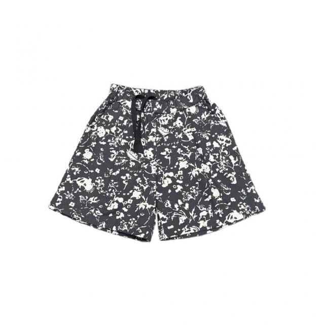 〈 MOUN TEN. 24SS 〉 leaf camo half pants / charcoal /