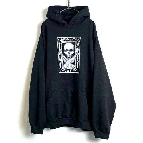 [Ray Troll] Vintage Art Hoodie Sweatshirt [2002s] Vintage Spawn Till You Die Sweat Hoodie
