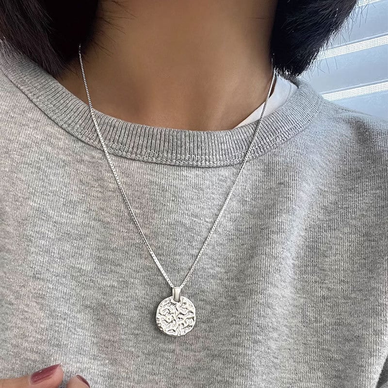 ネックレス 無地 レディース シンプル シルバー ネックレス 韓国 ネックレス 無地 レディース シンプル シルバー ネックレス 韓国