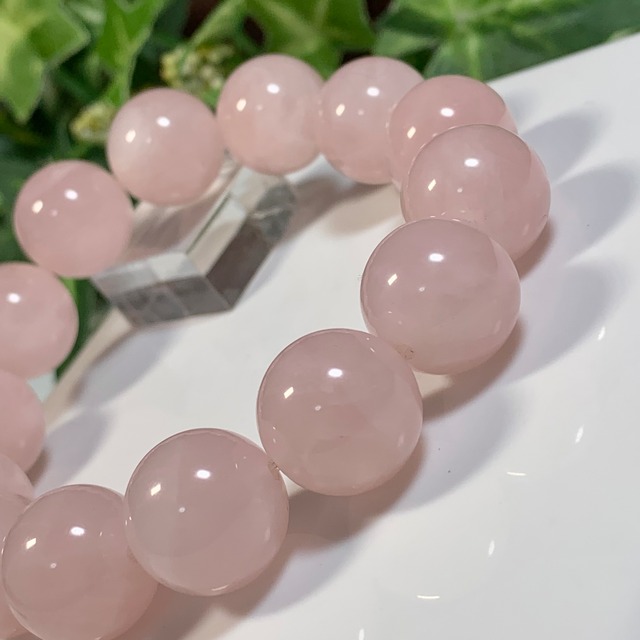 可愛い桃色☆ローズクォーツ ブレスレット