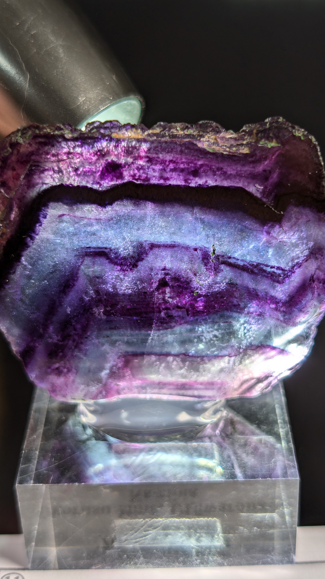 【mino様専用】フローライトスライス  Okorusu Mine, Otjiwarongo, Namibia  R5-5200