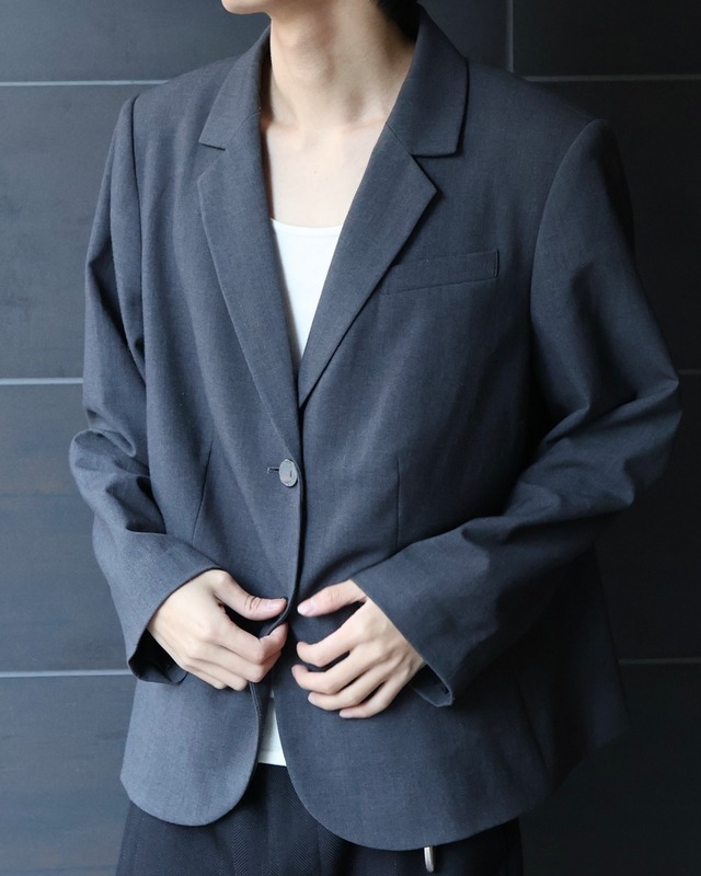 【Calvin Klein】2B single tailored jacket/ Grey