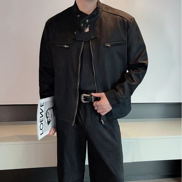 予約販売】カジュアルスーツ メンズ セットアップ 2点セット スタンド