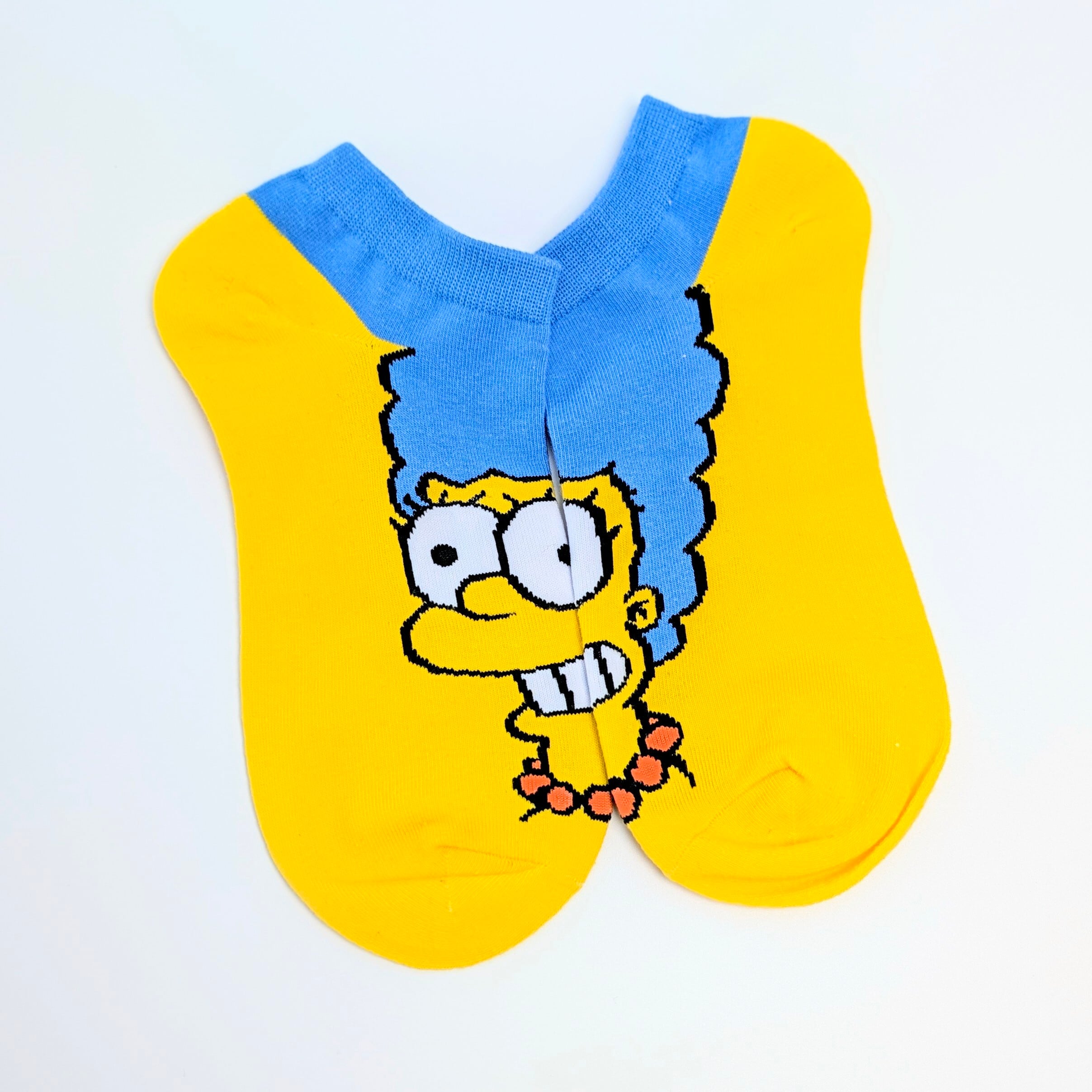 ✨️是非親子で♡✨️【 Ankle socks / アンクルソックス 】2Pペアセット『 The Simpsons / シンプソンズファミリー&マージ・シンプソン 』親子ペアソックス / レディース / キッズ / 靴下 / ショートソックス〚アメリカン雑貨 アメトイ〛
