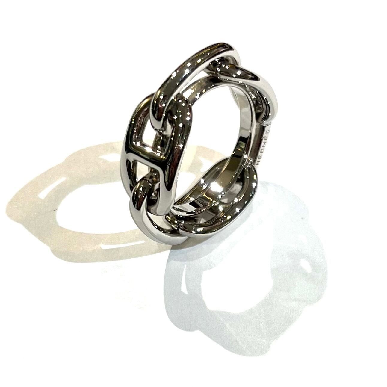 再入荷【HERMES 】HERMES スカーフリングVINTAGE シェーヌダンクル