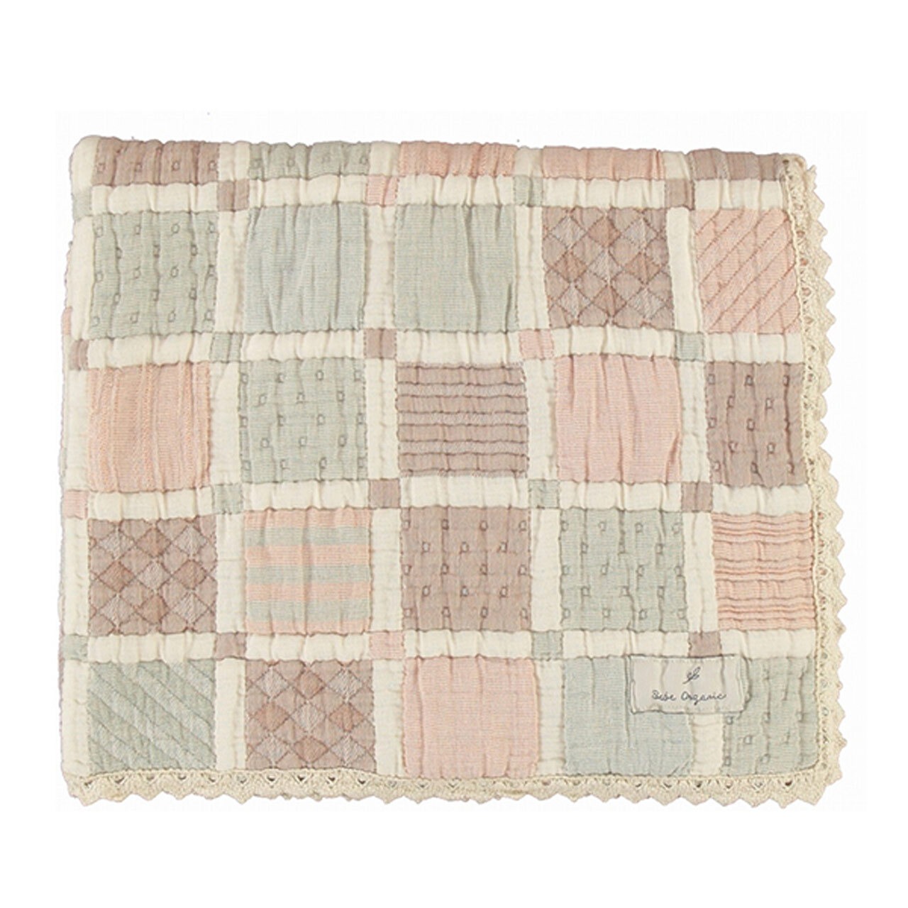 ＜BEBE ORGANIC＞パッチワーク ブランケット Mai Blanket - 1