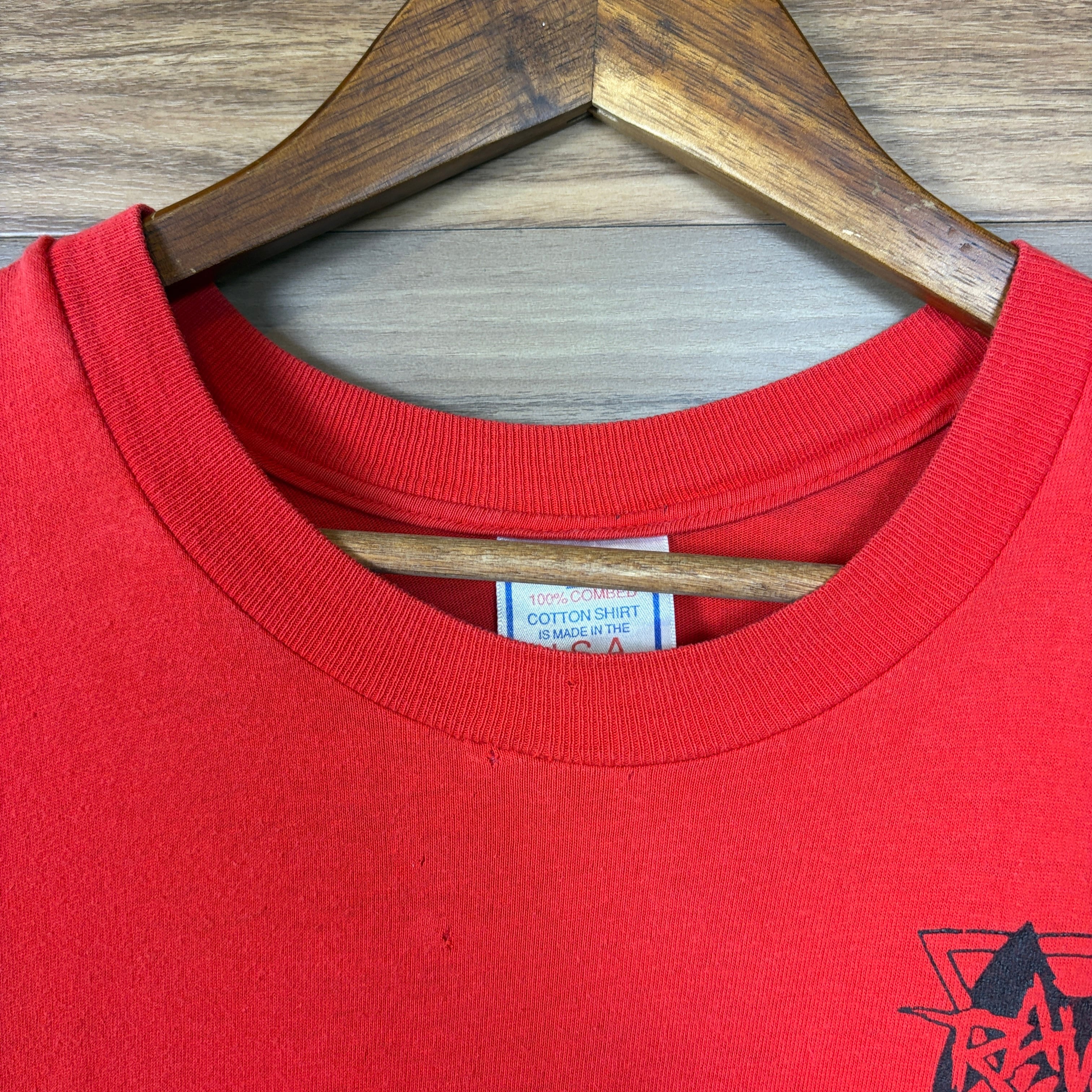 80年代当時物　ビンテージ　SKATERAGS XLサイズ USA製 80s RAVEN OLD SKATE オールドスケート T-sh Tシャツ サイズ