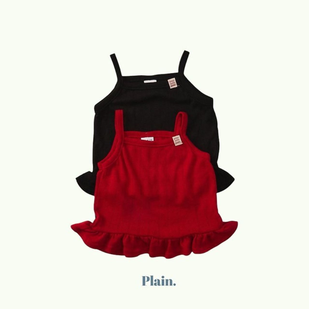 【取寄/韓国直送】Plain. 26/SM アイリットフリルキャミソール｜夏服｜韓国子供服