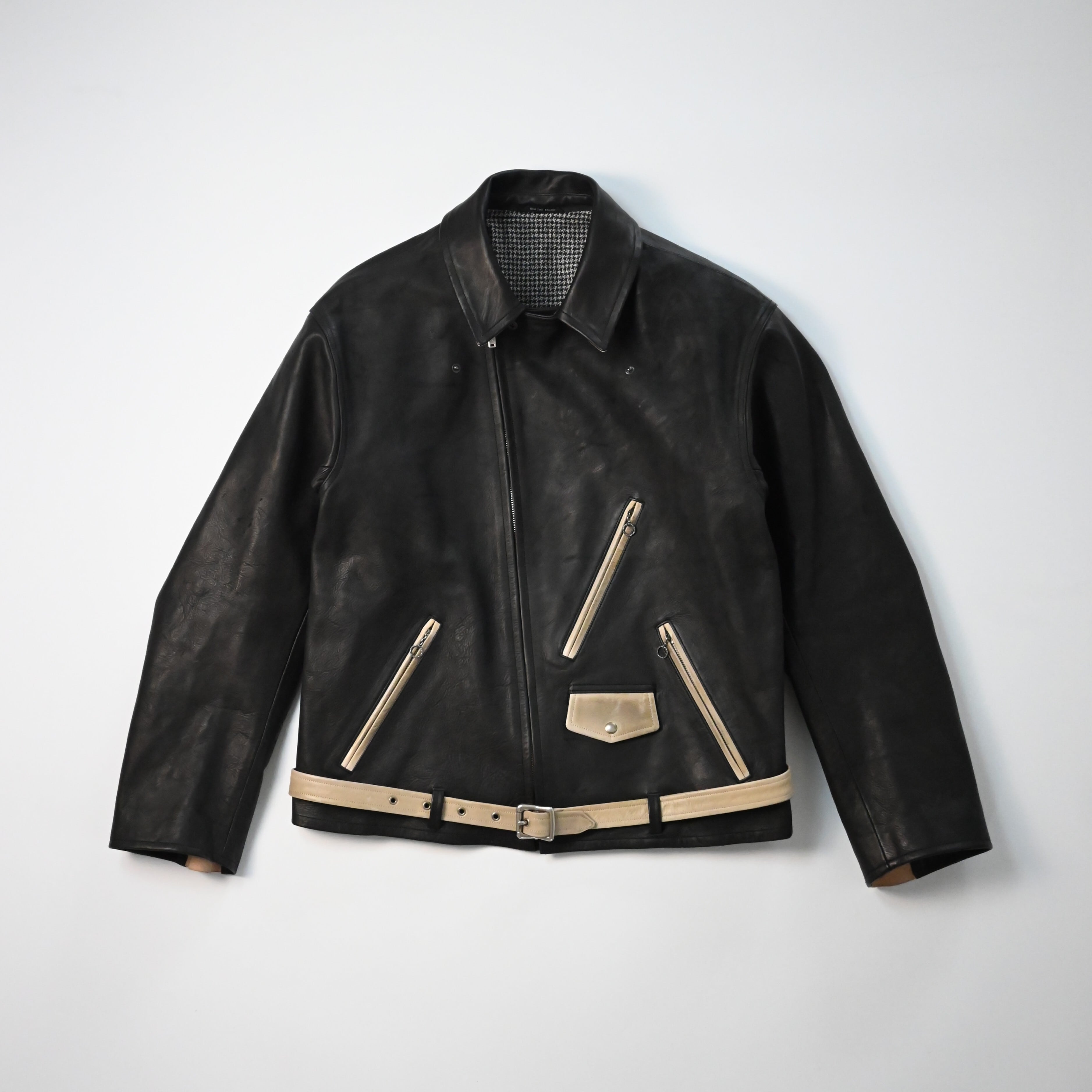 ととOLD JOE オモシー Patina Horse-Hide 革ジャン OLD JOE / PATINA HORSE-HIDE PERFECTO JACKET (Two-Tone) | GANKO