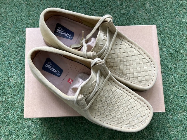 Supreme × CLARKS WOVEN SUEDE WALLABEE 26㎝ 2621