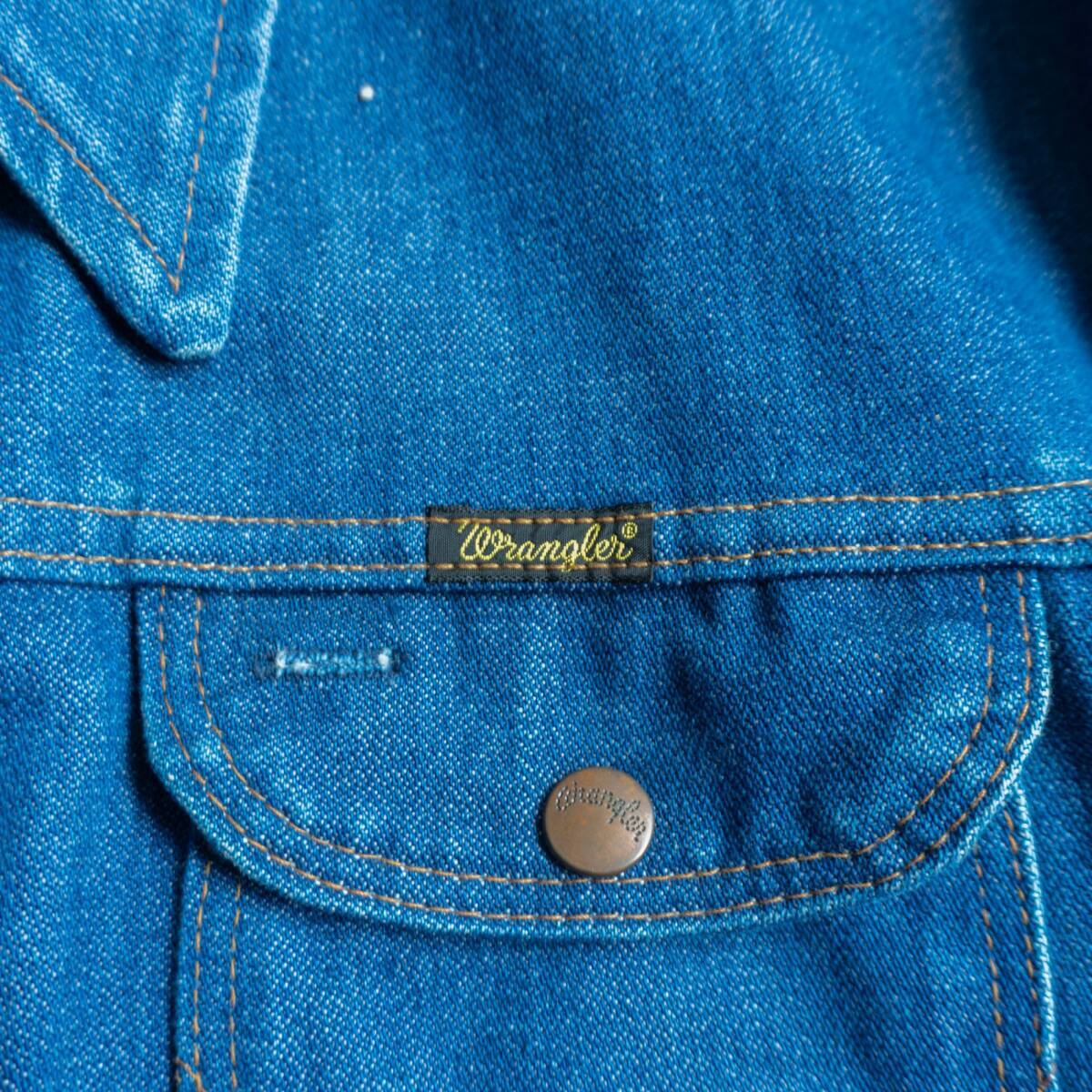 70s〜Wrangler デニムジャケット 70s/ビッグサイズ46L】WRANGLER【136MJ デニムジャケット