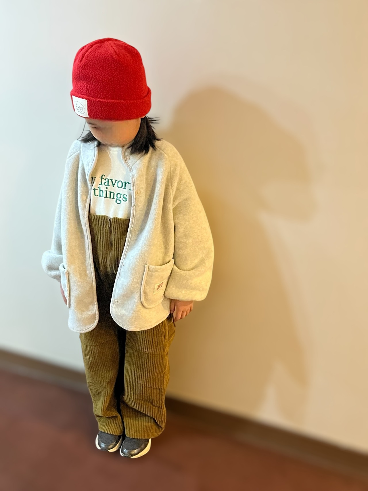 【Banana J】コーデュロイオーバーオール ブルー 120〜130cm 241208 - 3
