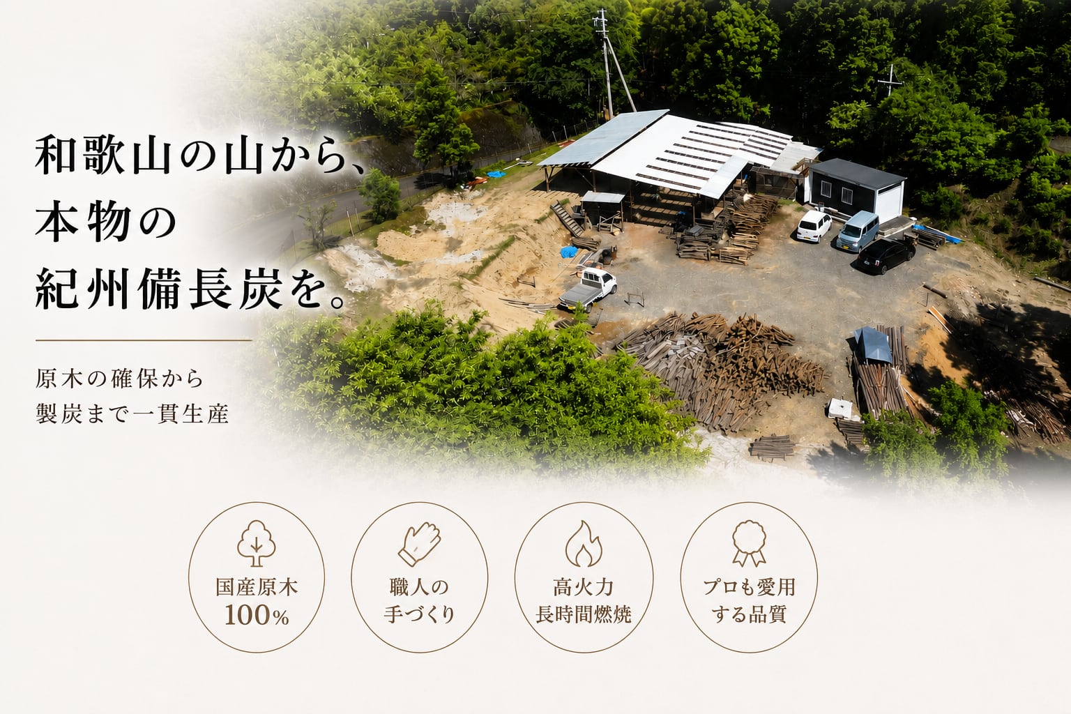 プロも使用】紀州備長炭 5kg｜BBQ・キャンプ用｜高火力・長時間燃焼